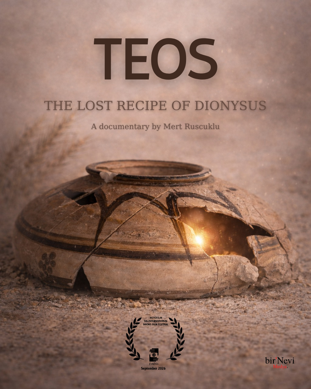 Original poster for TEOS: The Lost Recipe of Dionysus