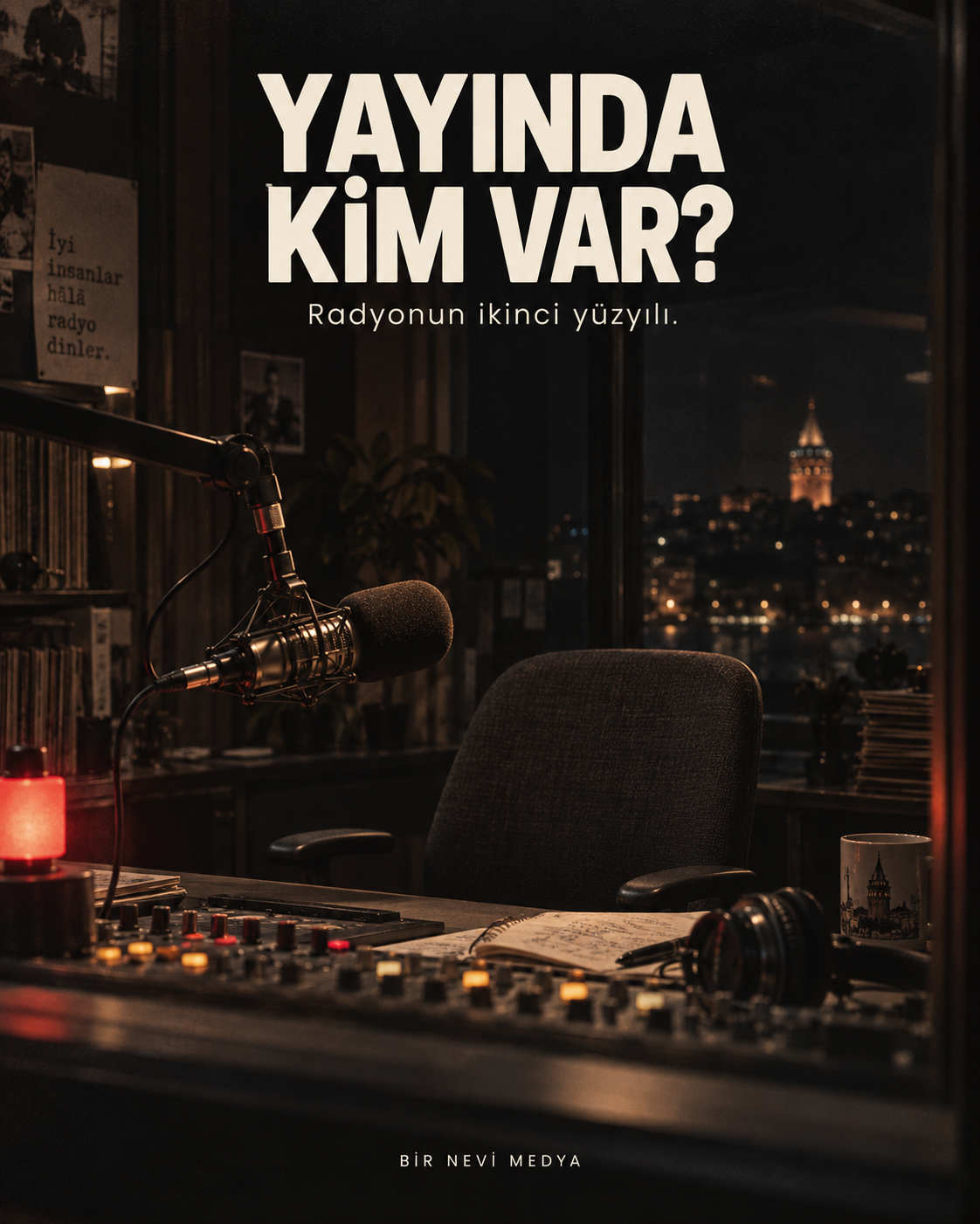 Concept poster for WHO’S ON AIR?